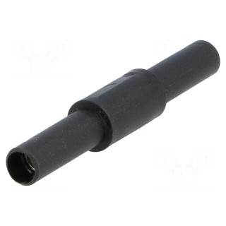 Adapter | 36A | black | insulated | Contacts: brass