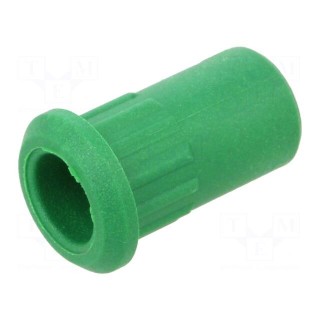 Case | 25A | 20.5mm | green | for banana sockets