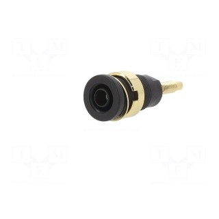 Socket | 4mm banana | 32A | 1000VDC | 24.5mm | red | gold-plated
