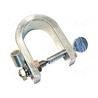 Laboratory clamp | 100A | soldered,crimped | zinc plated steel