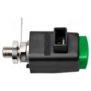 Laboratory clamp | green | 300VDC | 16A | Contacts: nickel | -25÷90°C