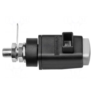 Laboratory clamp | grey | 300VDC | 16A | screw | nickel | polyamide | 31mm