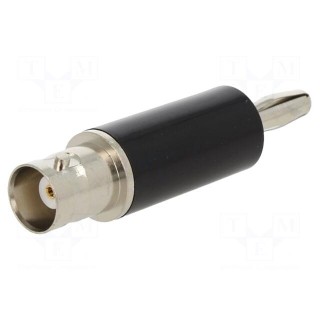 Adapter | 60VDC | max.50°C | banana 4mm plug,BNC female | 52.83mm