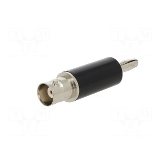 Adapter | 60VDC | max.50°C | banana 4mm plug,BNC female | 52.83mm