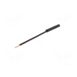 Adapter | black | 32A | Overall len: 130mm | 1kV | Ø: 1.8mm