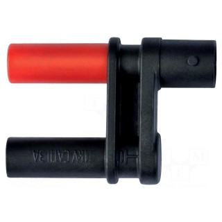 Connector: BNC | adapter | black | 3A | 41mm | Insulation: polyamide