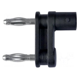Connector: BNC | adapter | black | 70VDC | 3A | 38.8mm | -20÷80°C | 33VAC