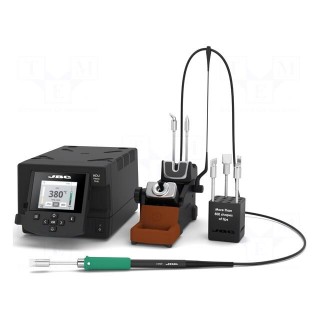 Soldering station | Power: 250W | 90÷500°C | ESD | Display: LCD