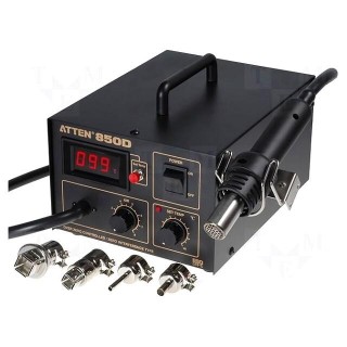 Hot air soldering station | digital,with knob | 280W | 100÷480°C