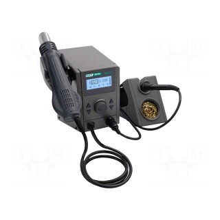 Hot air soldering station | digital,with push-buttons | 30l/min
