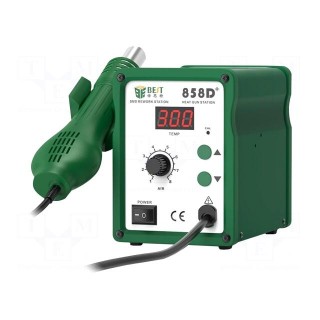 Hot air soldering station | digital,with push-buttons | 650W