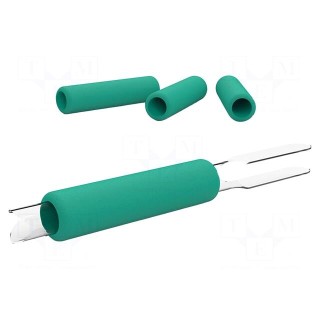 Grip | for  soldering iron | 4pcs | JBC-T210-A | green