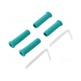 Grip | for  soldering iron | 4pcs | green