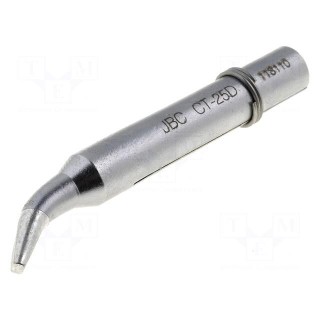 Tip | bent chisel | 3x1.8mm | for  JBC-55N230 soldering iron