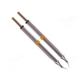 Tip | bent conical | 0.25mm | 350÷398°C | for hot tweezers | 2pcs.