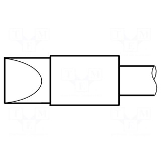 Tip | chisel | 6.6x1.8mm | longlife