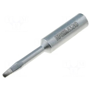 Tip | chisel,elongated | 2.2mm | for soldering station | ERSA-RDS80