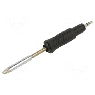 Tip | chisel,elongated | 3.2x0.8mm | for  soldering iron