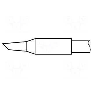 Tip | conical sloped | 2.2mm | longlife | for soldering station