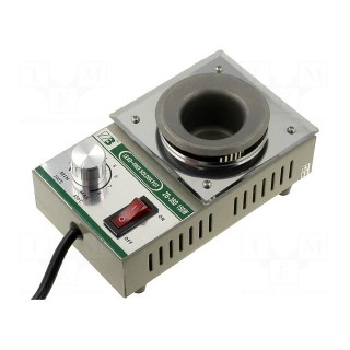 Device: soldering pot | 150W | 200÷450°C | 38mm | 230VAC | Plug: EU
