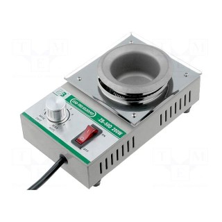 Device: soldering pot | 200W | 200÷450°C | 50mm | 230VAC | Plug: EU