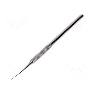 Tool: scraper | stainless steel | L: 150mm | Blade tip shape: sharp