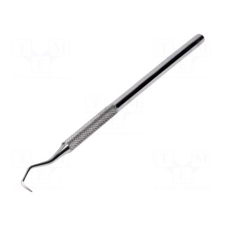 Tool: scraper | stainless steel | L: 150mm | Blade tip shape: sharp