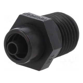 Adapter | black | Luer Lock | for dispensing cartridges