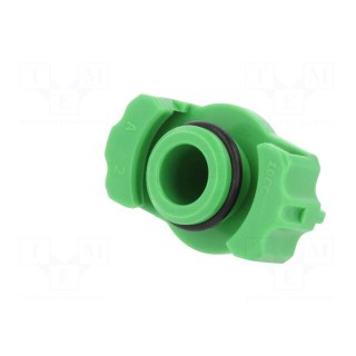 Syringe adapter | 10ml | Colour: green | Manufacturer series: QuantX