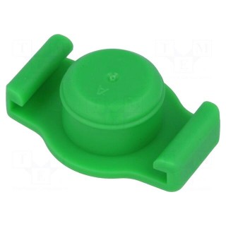 Syringe plug | 10ml | Colour: green | Manufacturer series: QuantX