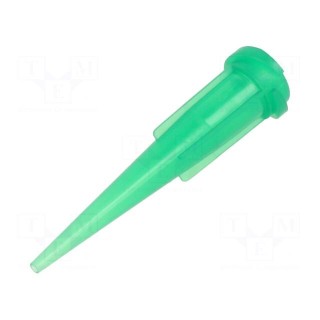 Needle: plastic | 1.25" | Size: 18 | straight | UV block