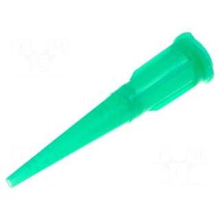 Needle: plastic | 1.25" | Size: 18 | straight,conical | 0.84mm