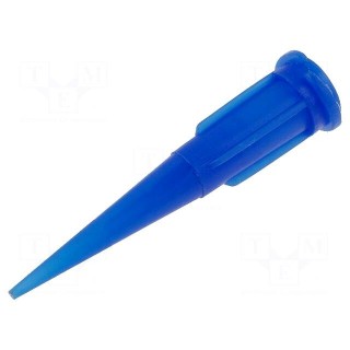 Needle: plastic | 1.25" | Size: 22 | straight,conical | 0.41mm