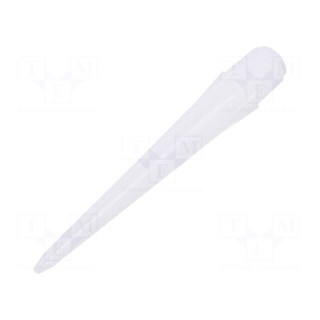 Needle: plastic | 4" | straight,conical | Mounting: 1/4" | 1.58mm