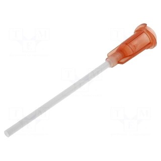 Needle: plastic flexible | 1.5" | Size: 15 | straight | 1.37mm