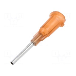 Needle: steel | 0.5" | Size: 15 | straight | 1.37mm | Mounting: Luer Lock