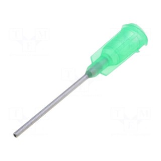 Needle: steel | 1" | Size: 18 | straight | 0.84mm | Mounting: Luer Lock