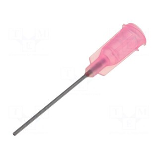 Needle: steel | 1" | Size: 20 | straight | 0.58mm | Mounting: Luer Lock
