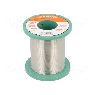 Soldering wire | Sn96,5Ag3Cu0,5 | 0.7mm | 500g | lead free | reel | 3.5%