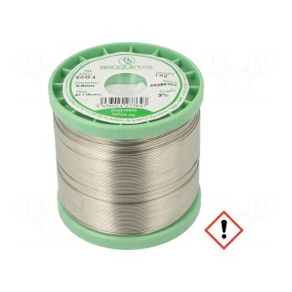 Soldering wire | Sn96,5Ag3Cu0,5 | 0.8mm | 1kg | lead free | reel