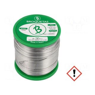Soldering wire | Sn99,3Cu0,7 | 0.7mm | 0.5kg | lead free | reel | 220°C