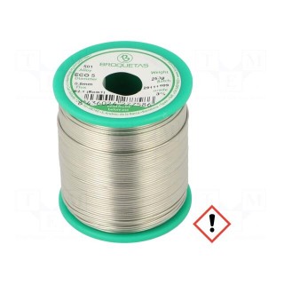Soldering wire | Sn99Ag0,3Cu0,7 | 0.8mm | 0.25kg | lead free | reel