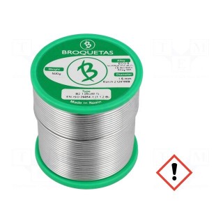 Soldering wire | Sn99Ag0,3Cu0,7 | 1.5mm | 0.5kg | lead free