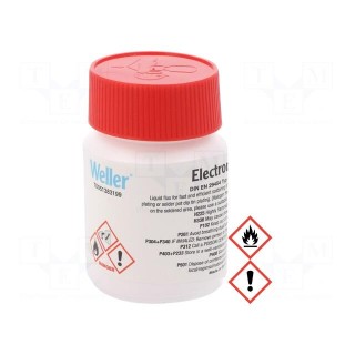Flux: rosin based | liquid | 100ml | Signal word: Danger | Flux: SW32
