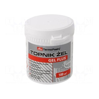 Flux: rosin based | RMA | gel | plastic container | 100ml | ZD-171
