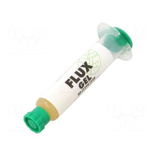 Flux: rosin based | RMA | gel | plastic container | 10ml