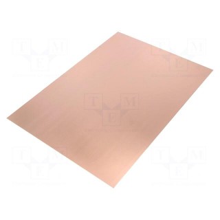 Laminate | CEM3 | 1.5mm | L: 210mm | W: 297mm | Coating: copper