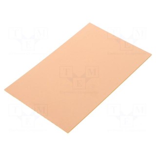 Laminate | hard paper | 1.6mm | L: 100mm | W: 160mm | Coating: copper