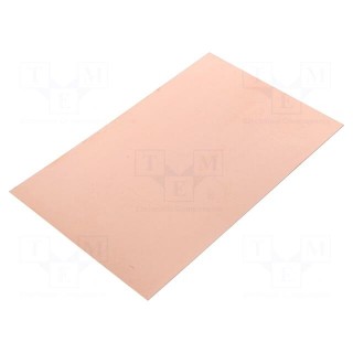 Laminate | FR4,epoxy resin | 0.6mm | L: 160mm | W: 100mm | double sided
