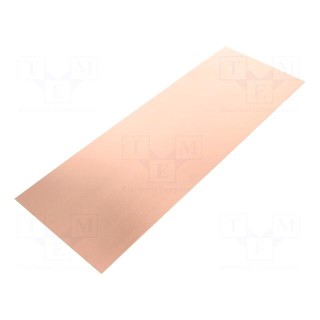 Laminate | FR4,epoxy resin | 0.6mm | L: 280mm | W: 100mm | double sided